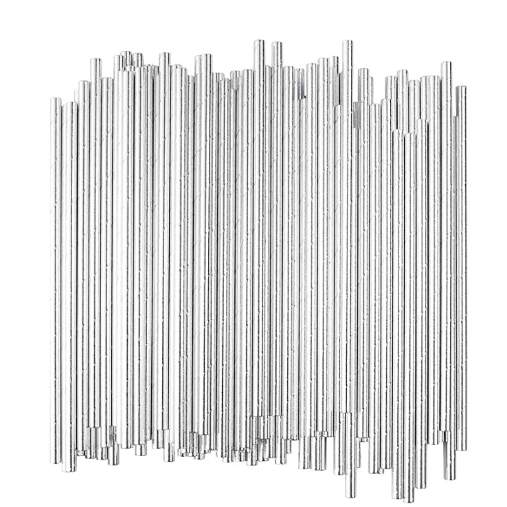 PALITO PLATEADO PACK DE 25 14.5 cm